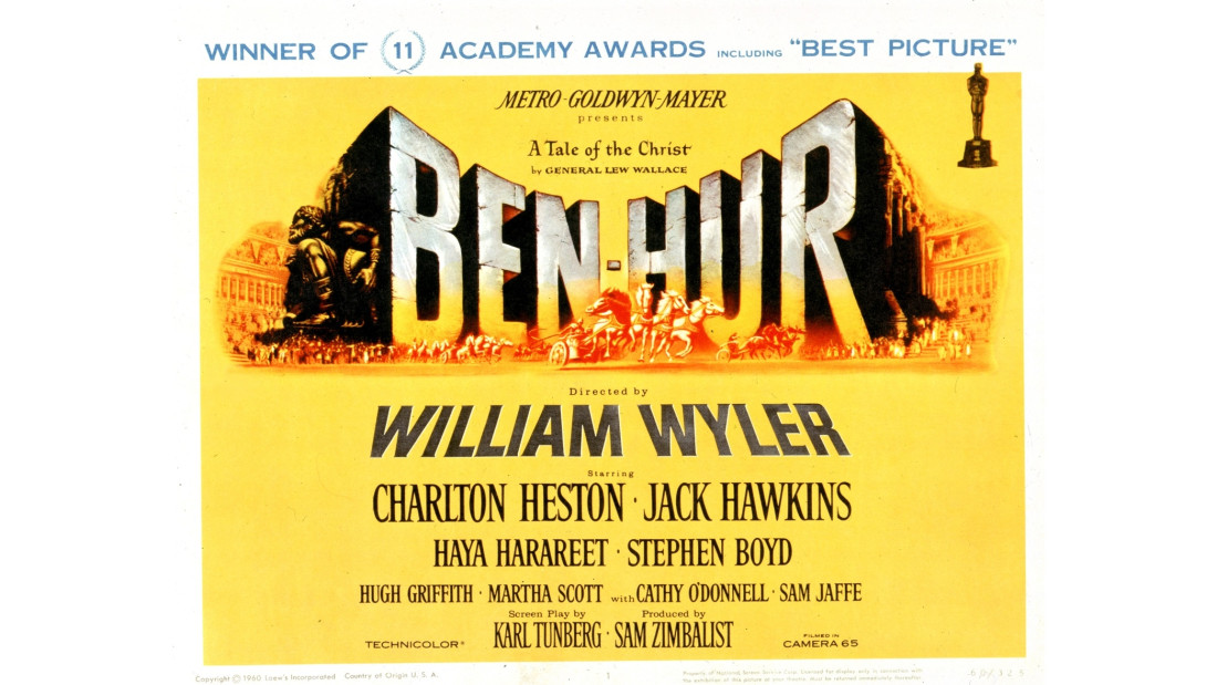 Ben Hur: Od kultnog romana do 11 Oscara